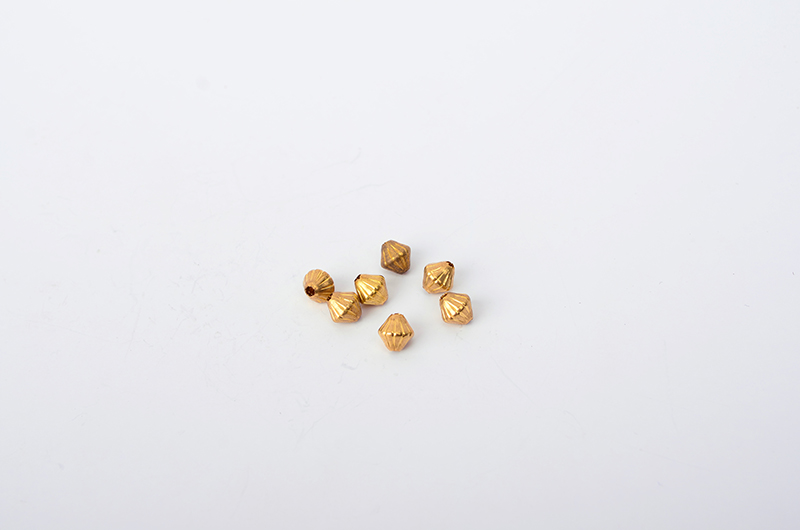 6.0铜菱形南瓜珠